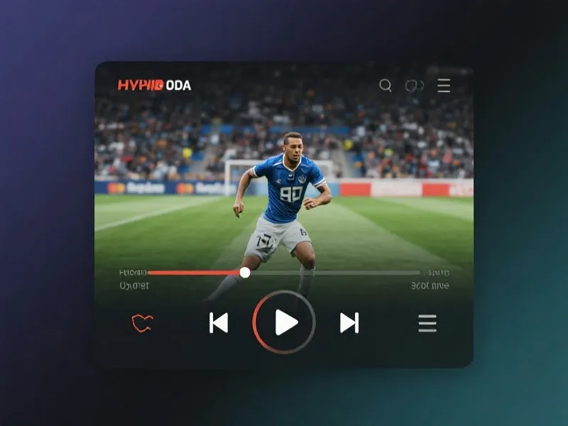 HD Video Player Interface